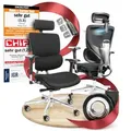 Produktbild: CLOUVOU MasterSeat Bürostuhl Ergonomisch Schreibtischstuhl Knopf-Automatik, 4D-Armlehne, 3D-Kopfstütze, Orthopädische Rückenlehne [Nr.1 in Ergo...