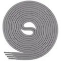 Produktbild: Di Ficchiano Schnürsenkel 1Paar runde Schnürsenkel ø 3mm für Business- und Lederschuhe, reißfest grau 60 cm / Durchmesser 3mm