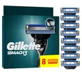 Produktbild: Gillette Mach3 Rasierklingen für Männer, 8 Original Gillette Ersatzklingen, Klingen für Herren mit Gleitstreifen für ein sanftes Gleiten und Klingenbeschichtung