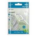 Produktbild: Miradent Zahnpick Zahnseide 2in1 Minze · 40 St · PZN 18762934