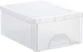 Produktbild: Rotho Frontbox kleine Schubladenbox 1 Schub, Kunststoff (PP) BPA-frei, transparent, klein (35.0 x 26.0 x 14.0 cm), Nicht zutreffend