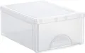 Produktbild: Frontbox kleine Schubladenbox 1 Schub Kunststoff PP BPA-frei transparent klei...