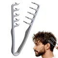 Produktbild: Haarstyling Kamm Texturkamm Haarzange Volumen Tool Kunststoff Grau 1 Stück