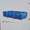 Produktbild: Intex 28272NP Frame Pool Blau 300x200x75cm 3834L Familienpool Quick-Up Pool