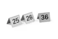 Produktbild: HENDI Tischnummern, Nummer 25-36, 50x35x(H)40mm, Edelstahl 18/0