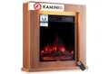 Produktbild: KAMINIO Elektrokamin MATTI, Elektrischer Kamin mit 3D-Flammeneffekt, Ambientelicht, Heizung 1800W