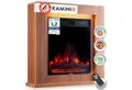 Produktbild: KAMINIO Elektrokamin MATTI, Elektrischer Kamin mit 3D-Flammeneffekt, Ambientelicht, Heizung 1800W