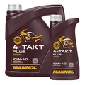 Produktbild: 5 (4+1) Liter MANNOL 10W-40 4-Takt Plus Motorradöl JASO MA2