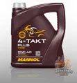 Produktbild: 4L LITER MANNOL 4-TAKT PLUS SAE 10W-40 MOTORRAD-ÖL MOTORÖL für QUADS ROLLER ATV