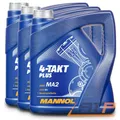 Produktbild: MANNOL 3x 4 L LITER 4-TAKT PLUS MOTORÖL MOTOR-ÖL MOTOREN-ÖL