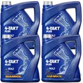 Produktbild: 16 LITER MANNOL 4-TAKT PLUS MOTORRADÖL 10W-40 API SL JASO MA/MA2