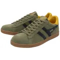Produktbild: Gola Sneaker Equipe II Suede-Leder 2024 khakigrün/navyblau/gelb Herren, Größe Euro (US): 46 (13)