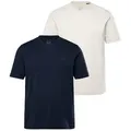 Produktbild: JP1880 T-Shirt T-Shirts Basic 2er-Pack V-Ausschnitt Halbarm (2-tlg) weiß 7XL