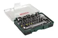 Produktbild: BOSCH 27-teiliges Schrauberbit- und Steckschlüssel-Set mit Ratsche 1/4