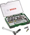 Produktbild: Bosch 27tlg. Schrauberbit Ratschen-Set PH, PZ, Hex, T, S-Bit Zubehör Handwerk