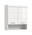 Produktbild: furnling Hängeschrank Scott 2 Türen, 1 offenes Fach, Stauraum, Badmöbel, Badschrank, 74 cm breit