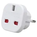 Produktbild: NCC-Licht Adapter UK zu DE/GB zu EU/England auf Deutschland Europa Reiseadapter Weiß