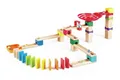 Produktbild: Hape E1102 Zweispurige Murmelbahn mit Domino [Quadrilla]