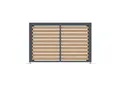 Produktbild: Westmann Verkleidung Wärmepumpe Boxa M Anthrazit & Holzoptik 56x140x97cm