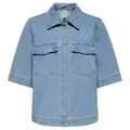 Produktbild: ONLY Funktionsbluse ONLBelle (1-tlg) Plain/ohne Details blau XS (34)