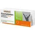 Produktbild: Eisentabletten-ratiopharm 100 mg 50 St