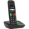 Produktbild: E290A, analoges Telefon schwarz, Anrufbeantworter