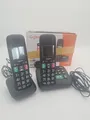 Produktbild: Gigaset E290A DUO Schnurlos Dect Telefon mit Anrufbeantworter 2 Mobilteile
