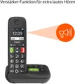 Produktbild: Gigaset E290A-Schnurloses Seniorentelefon mit Anrufbeantworterr , schwarz 