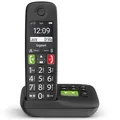 Produktbild: Gigaset E290A Schnurlostelefon schwarz, Anrufbeantworter, Analog, DECT, GAP