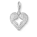 Produktbild: Damen Charm-Anhänger Herz Flügel Charm Club 925 Sterling Silber 0613-001-12