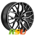 Produktbild: 4x 2DRV WH37 schwarz hochglanzpoliert 8x18