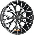 Produktbild: 4 Alufelgen 2DRV WH37 Schwarz Hochglanzpoliert (SP+) 8x18 ET35 5x120 18 Zoll