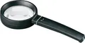 Produktbild: Eschenbach 265570 Handlupe Vergrößerungsfaktor: 4 x Linsengröße: (Ø) 70mm Schwarz
