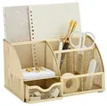 Produktbild: Mesh Desk Organizer Office mit 7 Fächern + Schublade/Schreibtischordnung Cand...