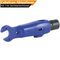 Produktbild: Cabelcon Abisolierer Kabelmesser für RG6/59 mit HEX11 Maulschlüssel Aufdrehhilfe