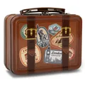 Produktbild: Dose Reisekoffer Traveller Mini Keksdose mit beweglichem Henkel und Stickern
