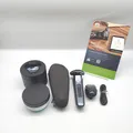Produktbild: Philips SHAVER Series 7000 S7882/54 Elektrischer Nass- und Trockenrasierer, Rotationstrasierer, Blau, SteelPrecision blades, Tasten, LED, GroomTribe; Connects via Bluetooth