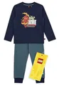 Produktbild: Kabooki Lego® NINJAGO® Pyjama – Dunkelmarine – LWAGAN 701
