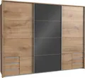 Produktbild: Wimex Schwebetürenschrank Valencia mit Glaselementen und Schubkästen