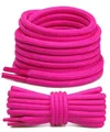 Produktbild: Stepace 2 Paar Premium Schnürsenkel runde reißfest Schuhbänder für Turnschuhe Laufschuhe Arbeitsschuhe Wanderschuhe und Trekkingschuhe, ca. 4,5 mm Durchmesser, 80 cm - 180 cm Länge Rosa 140
