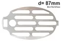 Produktbild: V2A Ersatzsieb für Regenrohrklappe d= 87mm B/L=72x127 mm GRÖMO