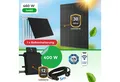 Produktbild: Paket.ag Balkonkraftwerk 460 W Full-Black Modul(bifazial) + Hoymiles HM-400 + Balkonhalterung, (1-St)