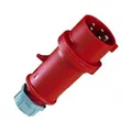 Produktbild: Mennekes Phasenwender 5p 32A IP44 400V (50+60Hz) rot 6h Schraubklemme gerade...