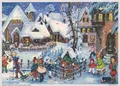 Produktbild: Adventskalender Es schneit | Rahglweß | Papier-Adventskalender | Kalender