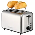 Produktbild: Bomann Toaster TA 6080 CB Edelstahl, 2 Schlitze, integrierter Brötchenaufsatz