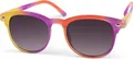 Produktbild: styleBREAKER Kinder Nerd Sonnenbrille mit buntem Rahmen, Kunststoff Rahmen und Polycarbonat Flachgläsern 09020090