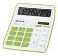 Produktbild: GENIE Taschenrechner 840 G, Tischrechner, Solar, Batterie, Bürorechner, 10-stellig, grün/weiß