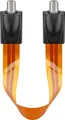 Produktbild: Goobay 11953 SAT Fensterdurchführung, extrem flach (0,3 mm), 0.2 m - F-Buchse > 