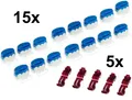 Produktbild: 15 Kabel Verbinder + 5 Anschlussklemmen f Husqvarna Automower 3** G3 | 3M | Box