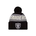 Produktbild: New Era Las Vegas Raiders NFL 2024 Sideline Sport Knit Schwarz Bommelmütze - One-Size